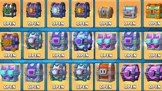 OPENING EVERY SINGLE CHEST IN CLASH ROYALE! x3 DRAFT CHEST & SO MANY LEGENDARIES!