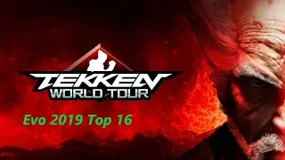 Tekken 7 TWT - Evo 2019 Top 16 ft Knee, Arslan, Chikurin, Lowhigh, JDCR