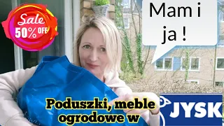 Poduszki, meble ogrodowe  w Jysk -50% ! Mam i ja 😁 Kwiaciarnia  REWE🪴#niemcy#jysk#zakupy#haul#