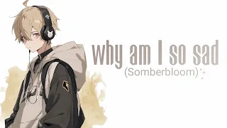 Nightcore ⟿ why am i so sad (sped up) (lyrics)