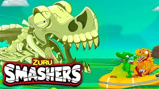 SMASHERS! Shiver Me Sharks + More Kids Cartoons! | Zuru | Smashers World | Animated Stories