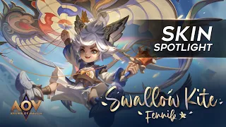 Fennik Swallow Kite Skin Spotlight - Garena AOV (Arena of Valor)