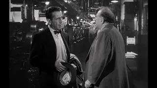 Deadline USA  , Humphrey Bogart  Scene