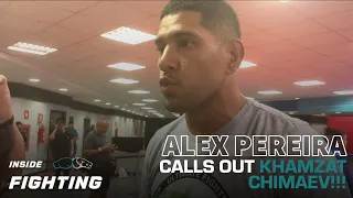 Alex Pereira BLASTS Khamzat Chimaev, He's Running From Me and Afraid to Fight at Welterweight!