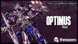 Threezero Transformers: The Last Knight Optimus Prime DLX Action Figure @TheReviewSpot