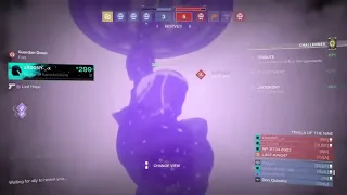 This is how you use Sentinel Shield. (Trials of the Nine clutch)