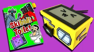 Skibidi toilet game book & DIY Mystery Box opening | secret box