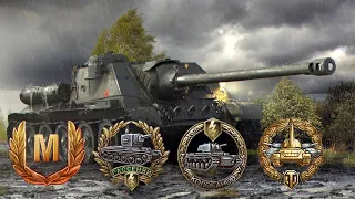 WoT Blitz. СУ-100. Мастер. Колобанов. Расейняй. Очень крутой бой!