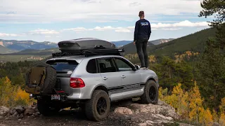 Slaughterhouse Gulch in a lifted Porsche.