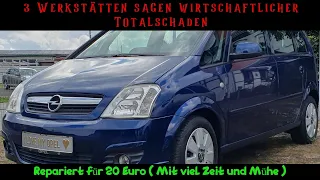 Meriva A mit komischen Geräuschen. Werkstätten sagen Totalschaden! Für 20 Euro repariert!