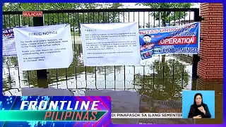 Mga nagpunta sa Legacy Memorial Park, nagalit nang 'di papasukin dahil sa baha | Frontline Pilipinas