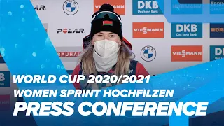 Hochfilzen World Cup 3 Women Sprint Press Conference