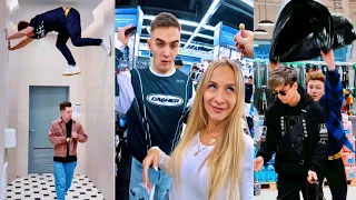 Ultimate Action Pranks and Stunts In The Shopping Mall Compilation by Kirya😜🤟