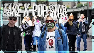 FAKE K-POP MEMBER IN PUBLIC(JUNGKOOK)! crowds went crazy!!! fake celebrity prank