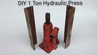 DIY 1 Ton Hydraulic Press