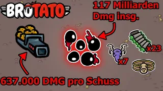 Mein bester Run jemals! 117 Milliarden Schaden mit Augen! Der GOTTRUN! | Brotato Gefahr 5