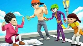 Lucky Beggar Miss T - Scary Teacher 3D Funny Animation