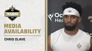 Chris Olave on his training camp experience | Saints Training Camp 2022