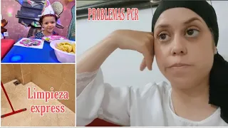 LIMPIEZA A CONTRA RELOJ 💥 PROBLEMAS CON LA PCR 😪 ACABA EL DIA EN UNA FIESTA 🎂