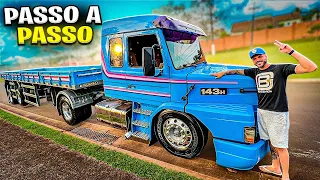 COMO CRUZAR MARCHA NO SCANIA 143 V8 😱 PASSO A PASSO