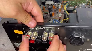 Speaker terminals: installing on Marantz receiver