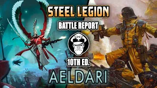 Astra Militarum Vs Eldar! | 10th Edition Battle Report | Warhammer 40,000