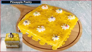 Pineapple cake |Pineapple Pastry | Pineapple Pastry Cake Recipe | Eggless Pineapple  cake