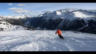 Skiing in St Anton Am Arlberg  - 4K