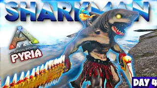 TAMING THE MIGHTY WARRIOR SHARK - Ark Survival Evolved - ARK PYRIA - DAY 4 - IamBolt Gaming
