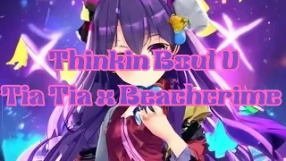 "Thinkin Bout U"-Tia Tia x Beachcrime (Nightcore Version)||Lyrics||