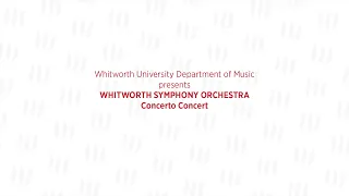 Whitworth Symphony Orchestra Concerto Concert