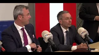 Ibiza-Skandal: Pressekonferenz von Hofer & Kickl