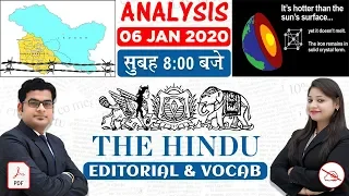 The Hindu Editorial Analysis | By Ankit Mahendras & Yashi Mahendras | 6 JAN 2020 | 8:00 AM