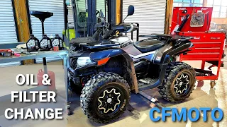 CFMOTO CFORCE 600 Oil Change How to video 2020 & 2021 Models