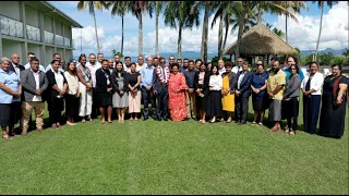 Fiji's Minister for Finance,  opens the Consumer Council's Panel Discussion