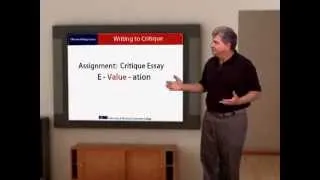 How to Write a Critique Essay (An Evaluation Essay_