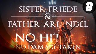 Sister Friede & Father Ariandel Boss Fight NO HIT NO DAMAGE TAKEN | Dark Souls III Ashes of Ariandel