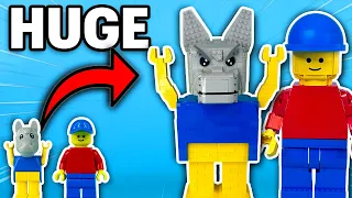 Making LEGO minifigures 100x BIGGER...