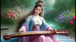 [古風音樂]古箏與笛🌿優美音樂🌿放鬆平靜🌿Guzheng and Flute🌿Beautiful music🌿Relaxing and calm🌿#ai #suno #chinesemusic