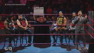 Seth Rollins, Kevin Owens, Big Cass and Roman Reigns cut their promo for tonight's match