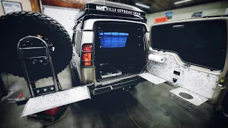 Ultimate Overland Tire Carrier Episode 4. Ultimate Land Rover Discovery Build Episode 19