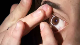 Doctors remove 'bluish mass' of 27 contact lenses from woman's eye