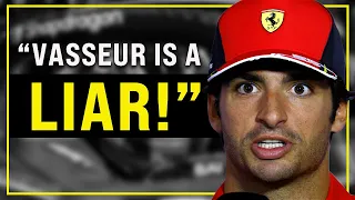 F1 Carlos Sainz EXPOSES Ferrari Frederic Vasseur and Charles Leclerc