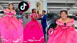 LARIN SE VISTIO DE QUINCEAÑERA NUEVOS TIKTOK DE ALFREDO LARIN