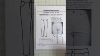 Eliminating Front Rise Wrinkles - Option 3 - fixing a sewing pattern