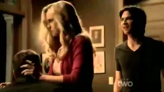 The Vampire Diaries 3x04 - Caroline & Damon Fight