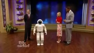 ASIMO on LIVE with Kelly and Michael