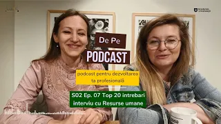 Top 20 intrebari la interviu de angajare cu Resurse umane