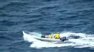 Coast Guard High Speed Chase stops Mexican Poachers in Gulf of Mexico