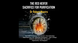 Dr Robert Mawire   The Red Heifer & Sacrifice for Purification